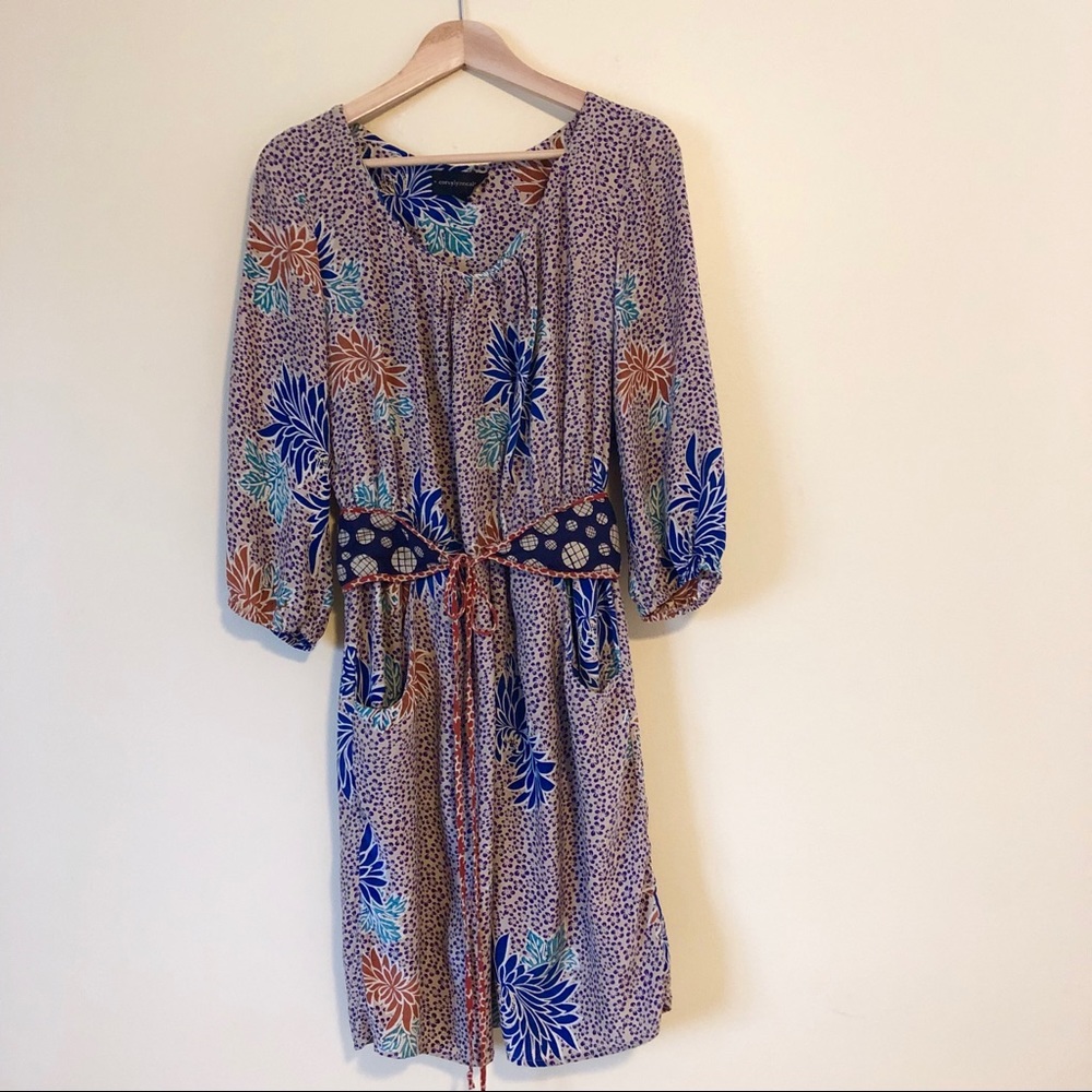 Corey Lynn Calter Anthropologie silk floral dress